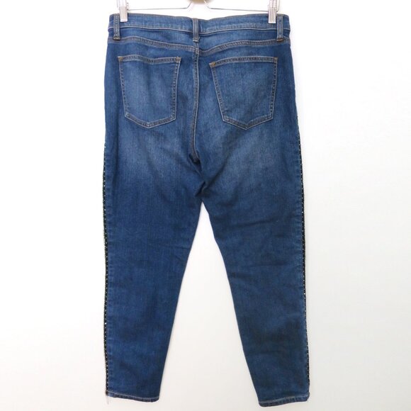 Current Elliott The Chained Stiletto Crop Jeans Size 30 - Picture 10 of 12